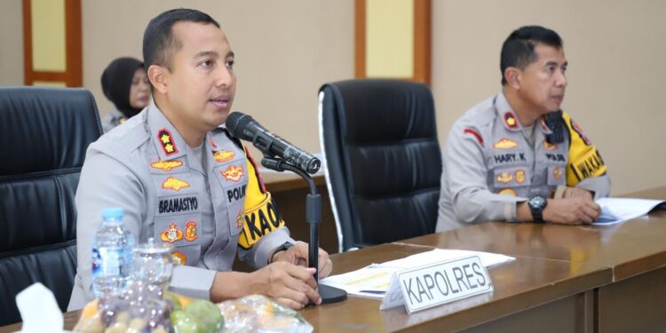 Kriminalitas di Kediri Naik pada 2025, Kapolres: Penyelesaian Kasus Justru Lampaui Target