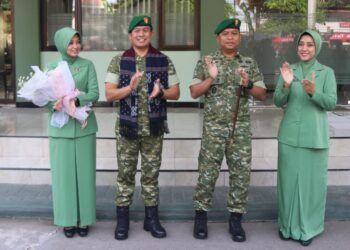 Kodim 0809/Kediri Gelar Acara Tradisi Lepas dan Sambut Dandim