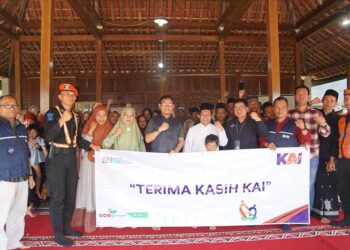 Wujud Kepedulian Sosial, KAI Daop 7 Madiun Salurkan Dana TJSL 778 Juta Sepanjang 2025