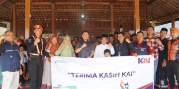 Wujud Kepedulian Sosial, KAI Daop 7 Madiun Salurkan Dana TJSL 778 Juta Sepanjang 2025