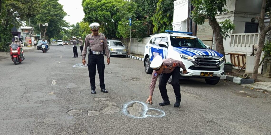 Satlantas Polres Kediri Kota Laksanakan Survei Jalan Berlubang