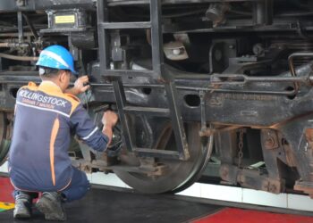 Jelang Angkutan Lebaran 2026,KAI Daop 7 Madiun Intensifkan Perawatan Lokomotif dan Kereta