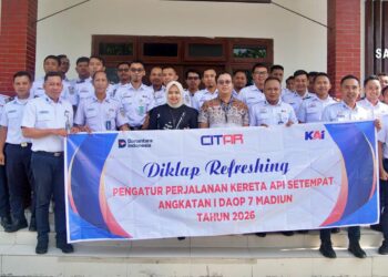 Perkuat Keselamatan Perjalanan KA, KAI Daop 7 Madiun Refresh Kompetensi PPKA
