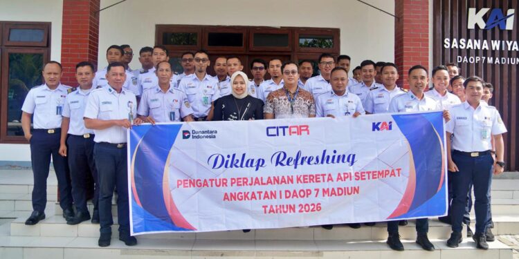 Perkuat Keselamatan Perjalanan KA, KAI Daop 7 Madiun Refresh Kompetensi PPKA