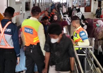 H-6 Lebaran 2026, Stasiun di Wilayah KAI Daop 7 Madiun Mulai Dipadati Pemudik