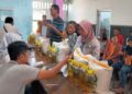 Jelang Lebaran, Bulog Kediri Salurkan Bantuan Pangan Di 3 Kecamatan Kota Kediri