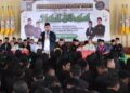 Ratusan Warga Hadiri Halal Bihalal Di Padepokan PSHT Kota Kediri