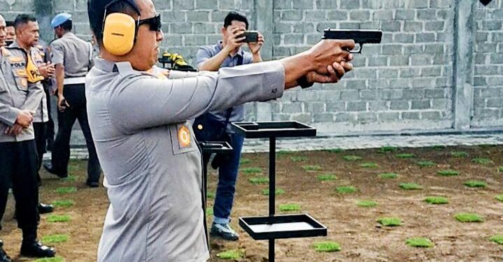 Polres Kediri Resmi Memiliki Lapangan Tembak Takhta Dharaka