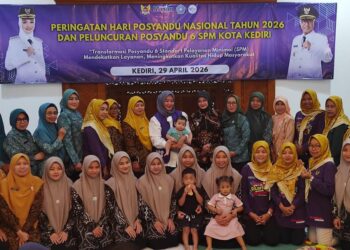 Peringati Hari Posyandu, Wali Kota Kediri Kunjungi Posyandu Di Pondok Wali Barokah