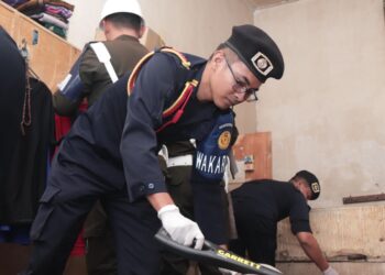 Gelar Razia Gabungan, Lapas Kediri Perkuat Komitmen Zero Halinar