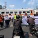 Semangat Harkitnas, KAI Daop 7 Madiun Gandeng Generasi Muda Aksi Keselamatan Perlintasan Sebidang